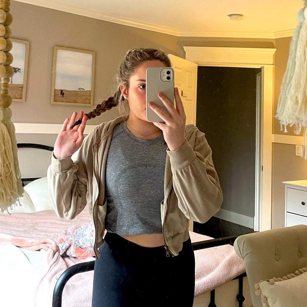 Crop Zip Up